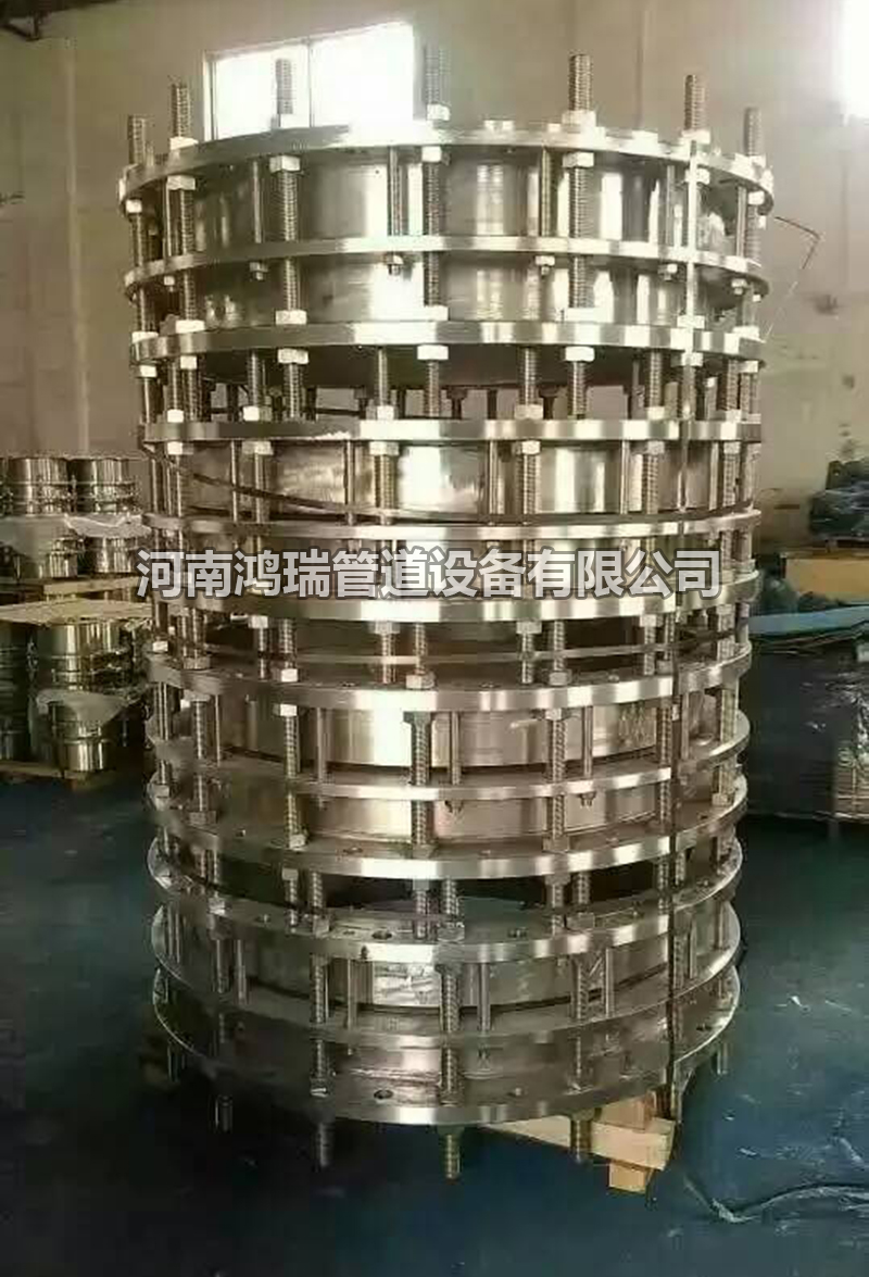 熱力管道松套伸縮傳力接頭可拆卸鋼制單雙法蘭式限A位伸縮器80150